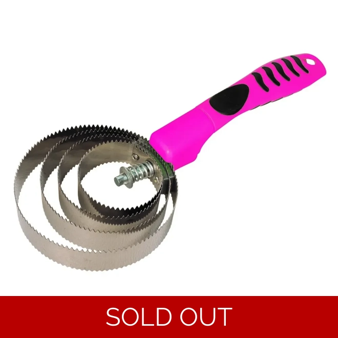 product Image for Hy Equestrian Vivid Spring Curry Comb - Pink